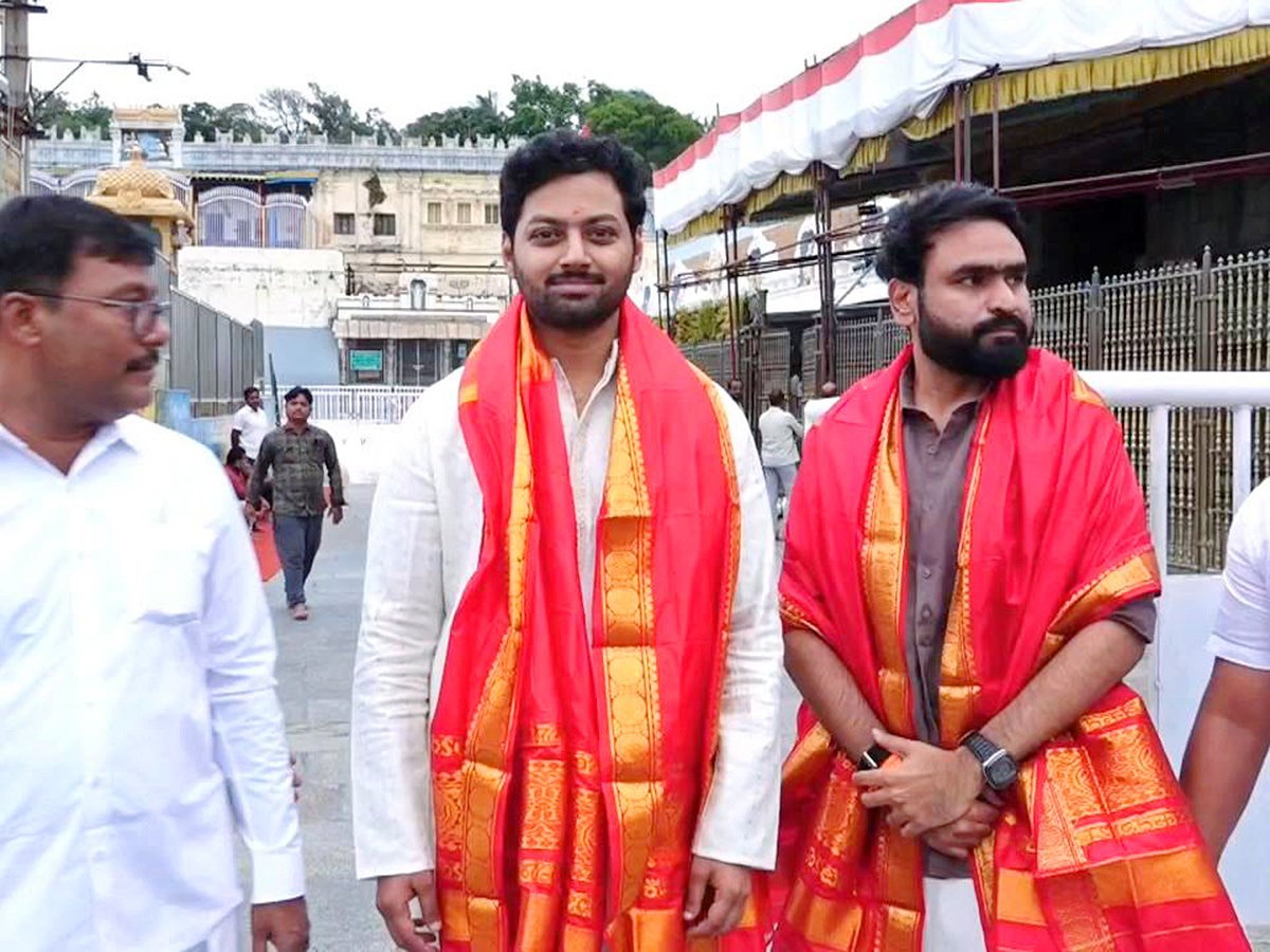 Nandamuri Mokshagna Teja Visited Tirumala Today16
