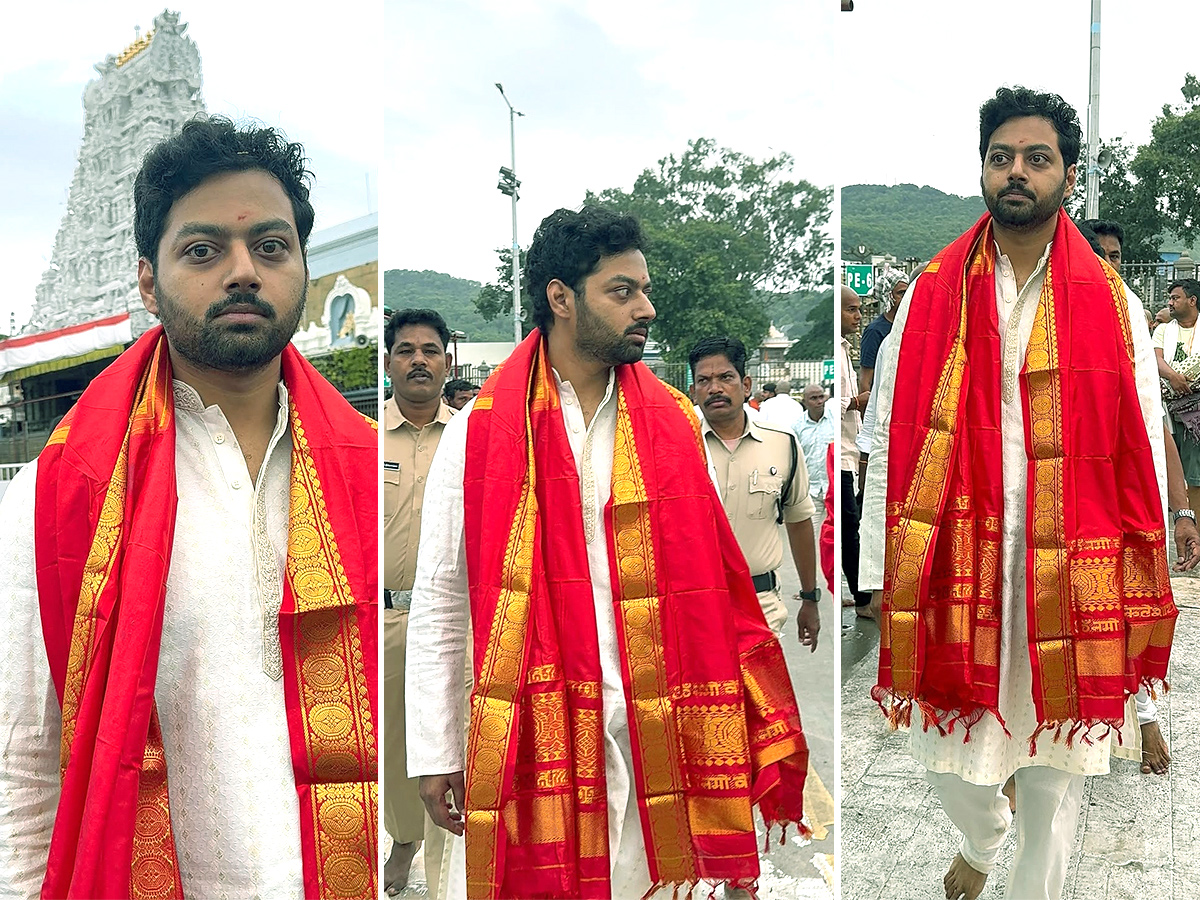 తిరుమల శ్రీవారి సేవలో నందమూరి మోక్షజ్ఞ తేజ ఫొటోలు