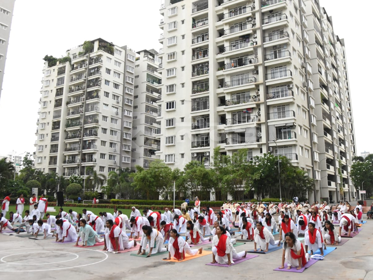 Yoga celebrations organized by Sakshi News Photos17