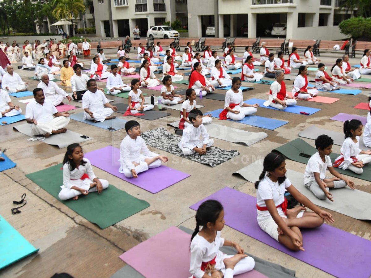 Yoga celebrations organized by Sakshi News Photos3