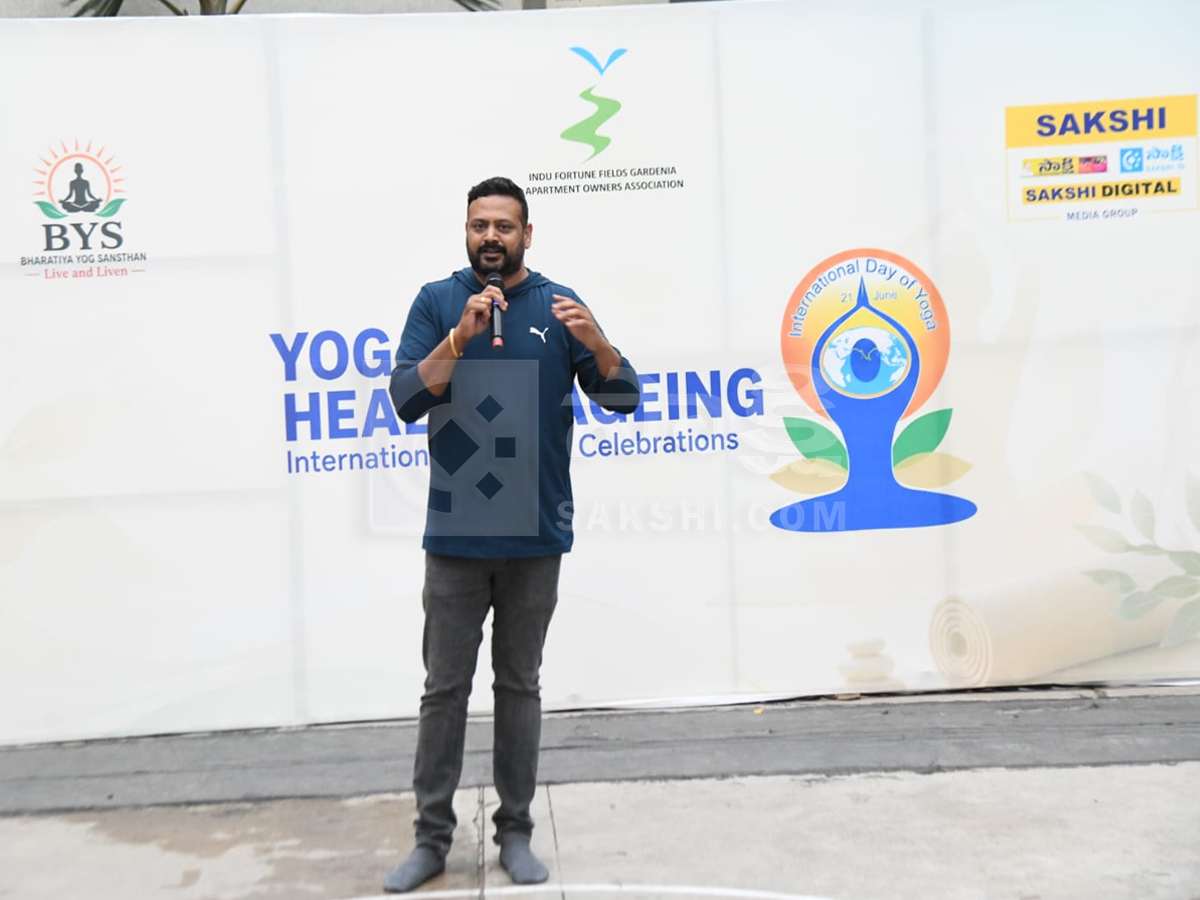 Yoga celebrations organized by Sakshi News Photos8