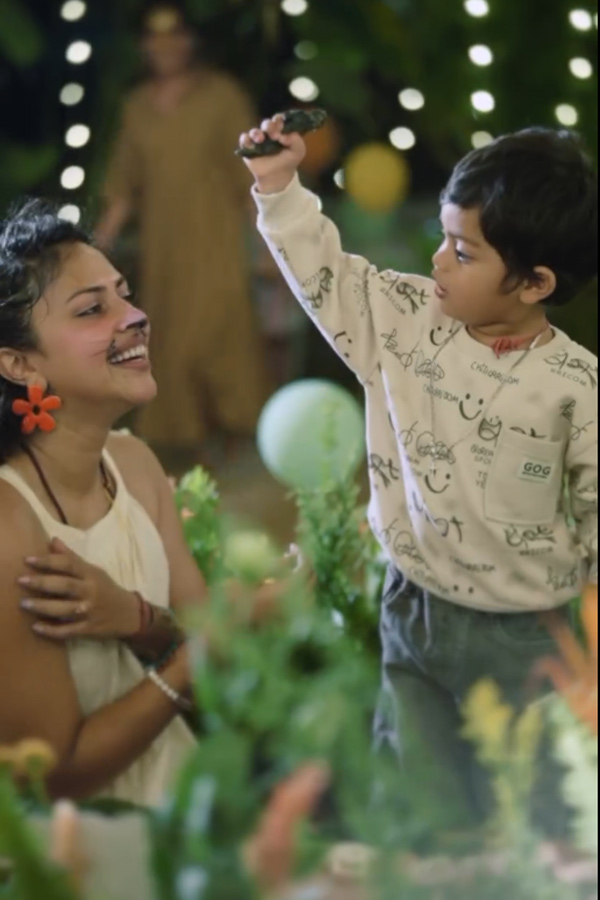 Amala Paul Celebrates Son Ilai Birthday In Style Photos11
