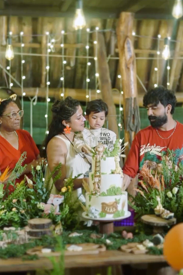 Amala Paul Celebrates Son Ilai Birthday In Style Photos8