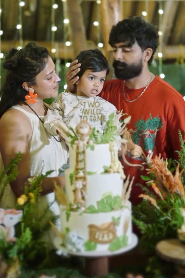 Amala Paul Celebrates Son Ilai Birthday In Style Photos9