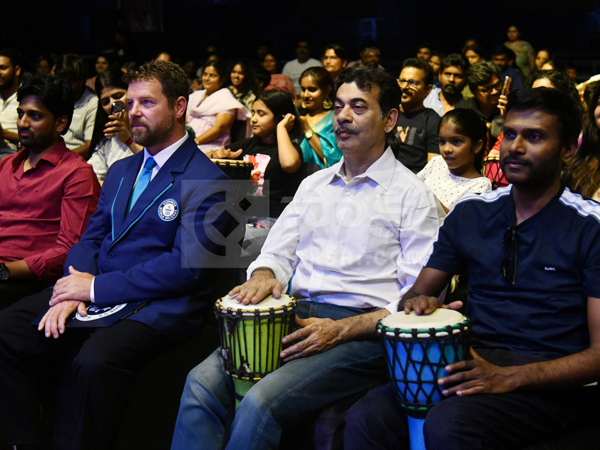 Worlds largest djembe drum circle event In Gachibowli Photos11