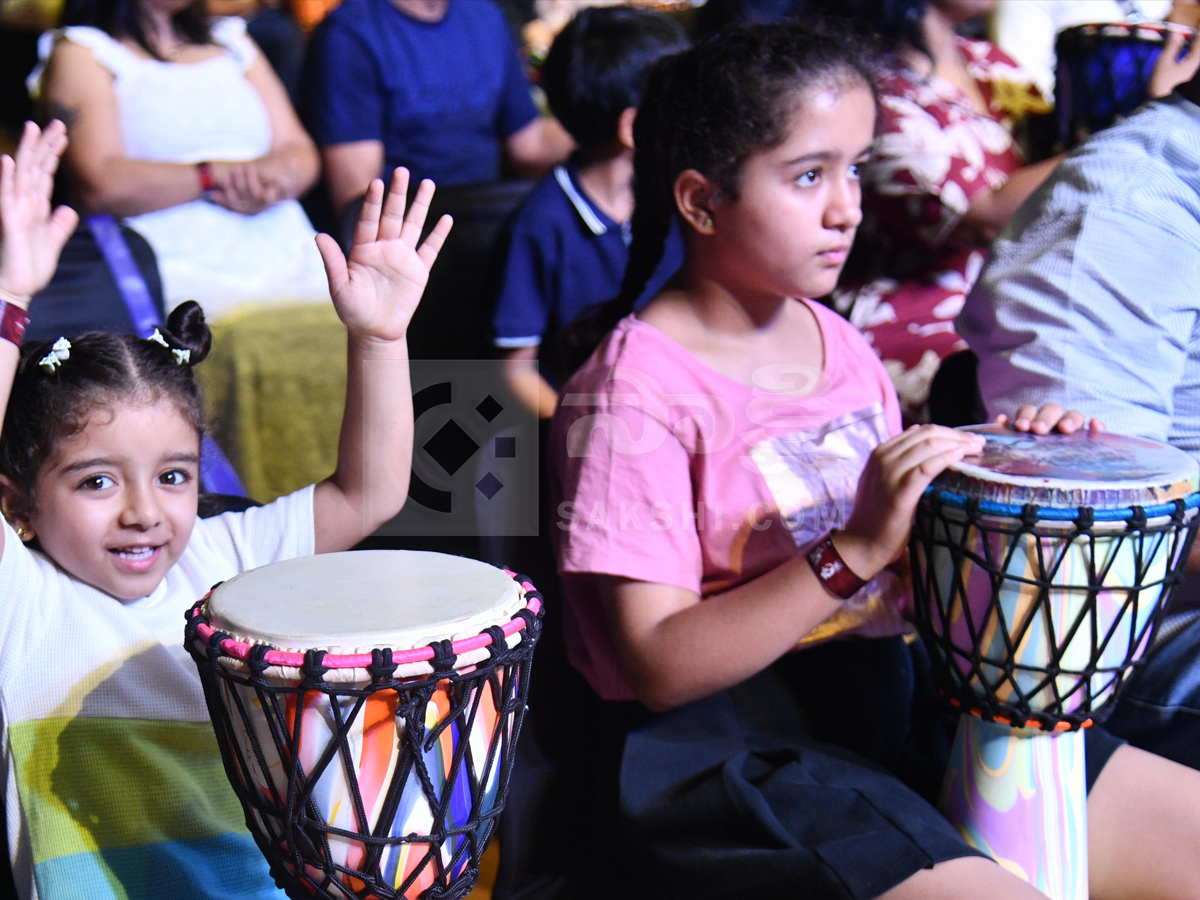 Worlds largest djembe drum circle event In Gachibowli Photos7