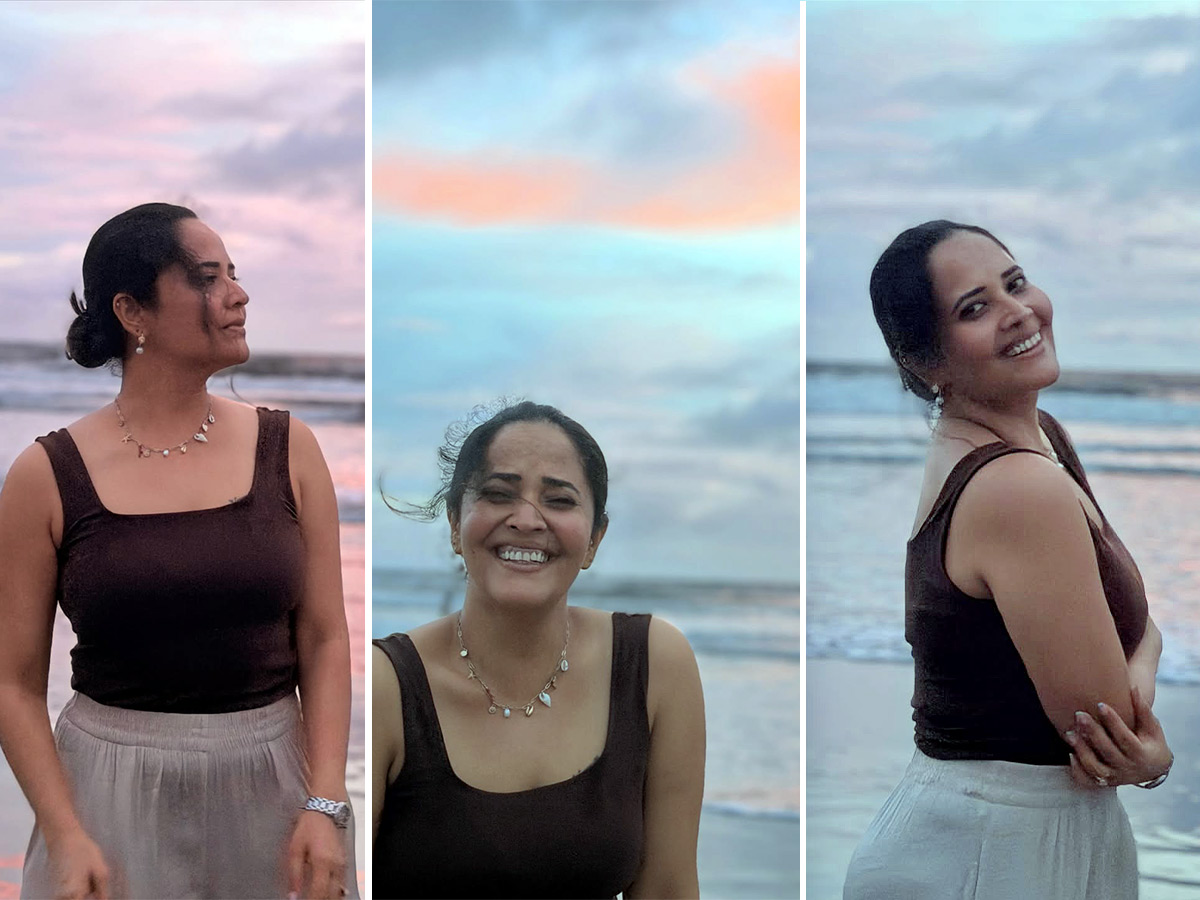 Anasuya Enjoys Beach Vacation in Style Photos...1