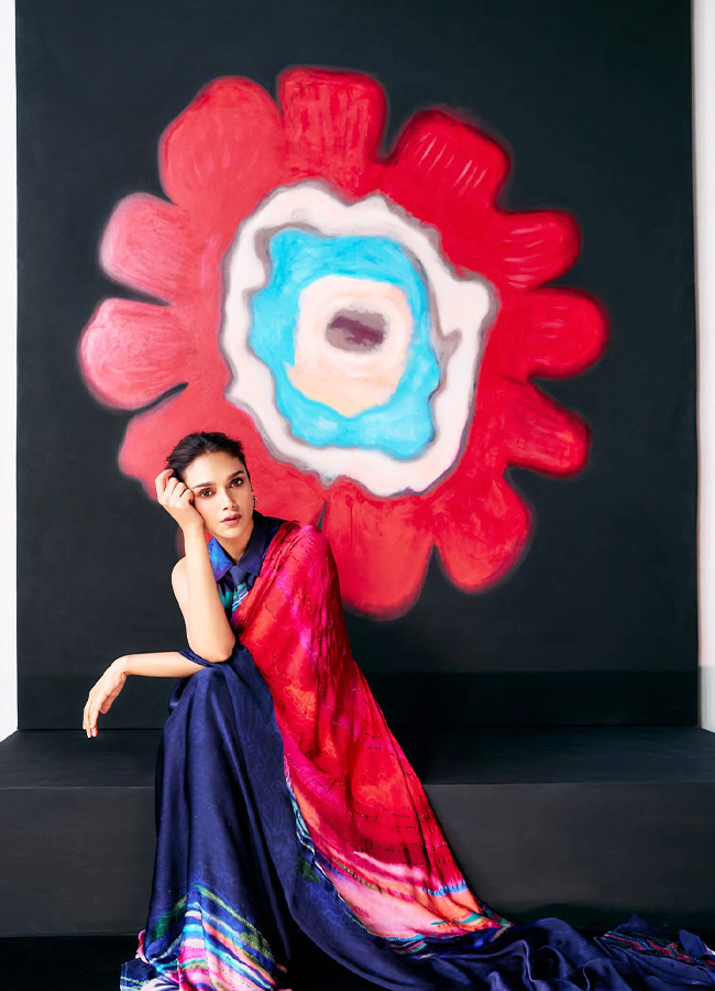 "Aditi Rao Hydari Stuns in Colorful Sarees (Photos)"14