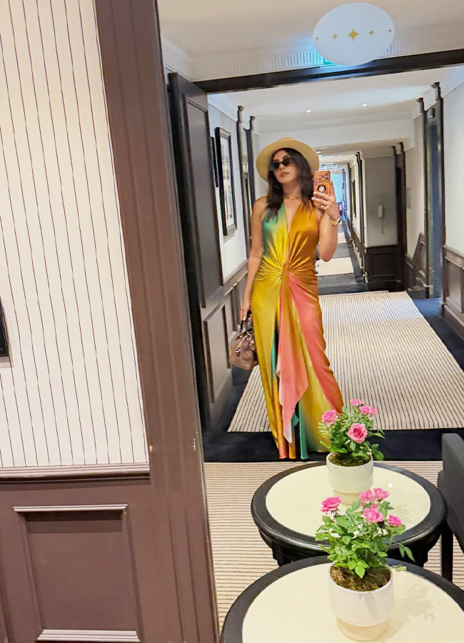 Varanasi Actress Priyanka Chopra Makes a Stylish Splash at Cannes...12