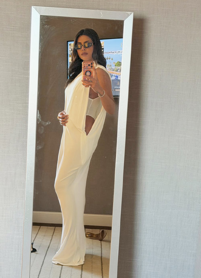 Varanasi Actress Priyanka Chopra Makes a Stylish Splash at Cannes...13