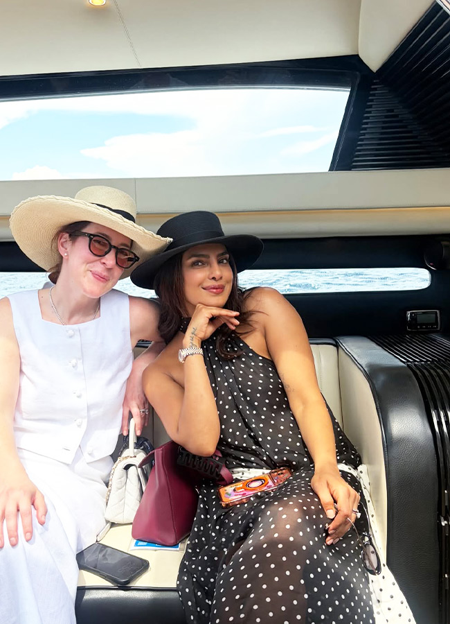 Varanasi Actress Priyanka Chopra Makes a Stylish Splash at Cannes...15