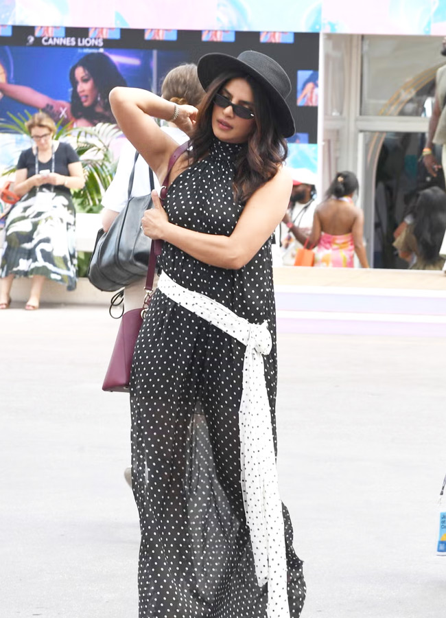 Varanasi Actress Priyanka Chopra Makes a Stylish Splash at Cannes...6