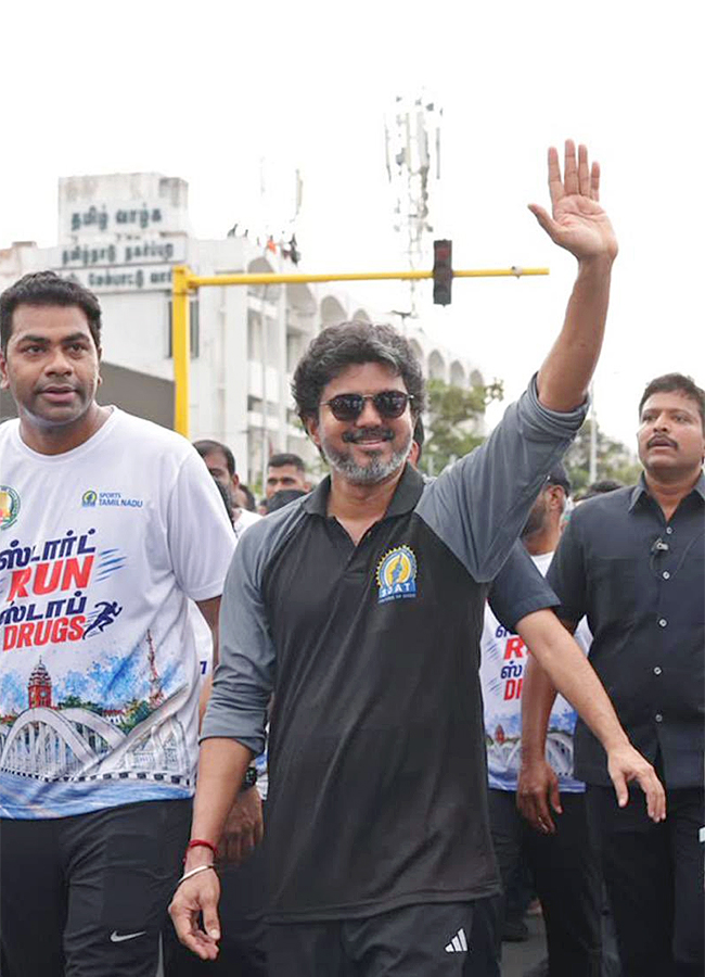 Tamil Nadu Chief Minister Joseph Vijay Launch of Start Run Stop Drugs11