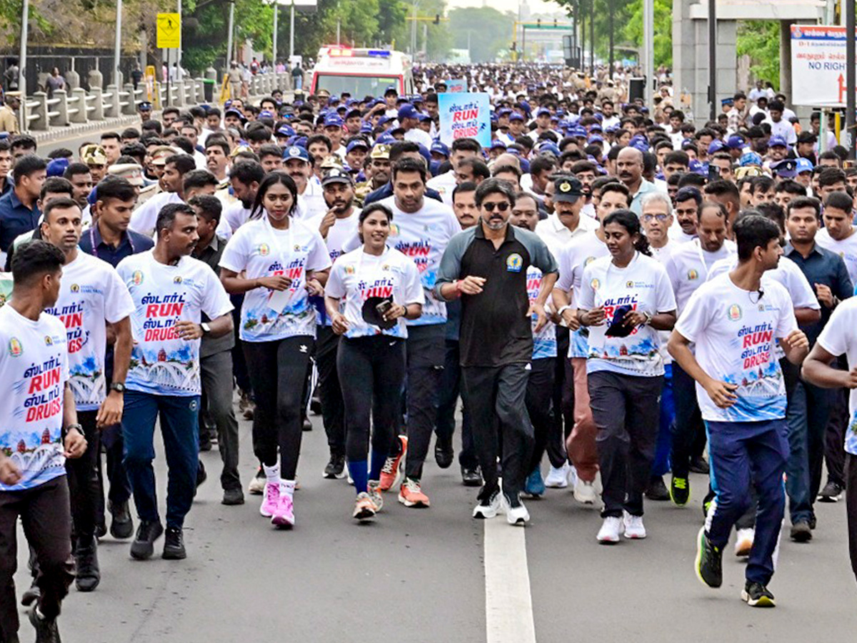Tamil Nadu Chief Minister Joseph Vijay Launch of Start Run Stop Drugs15