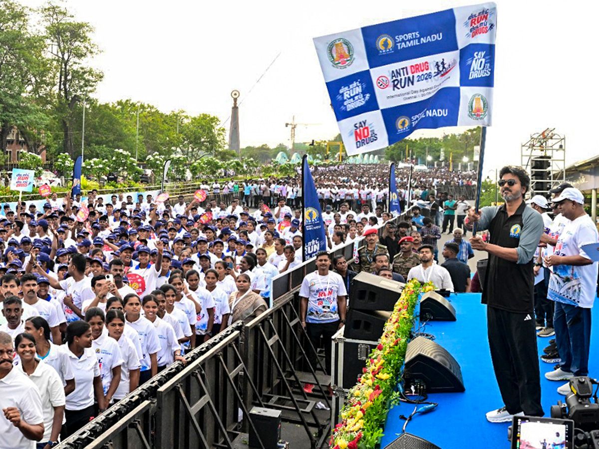 Tamil Nadu Chief Minister Joseph Vijay Launch of Start Run Stop Drugs16