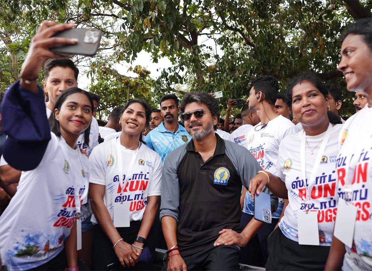 Tamil Nadu Chief Minister Joseph Vijay Launch of Start Run Stop Drugs12