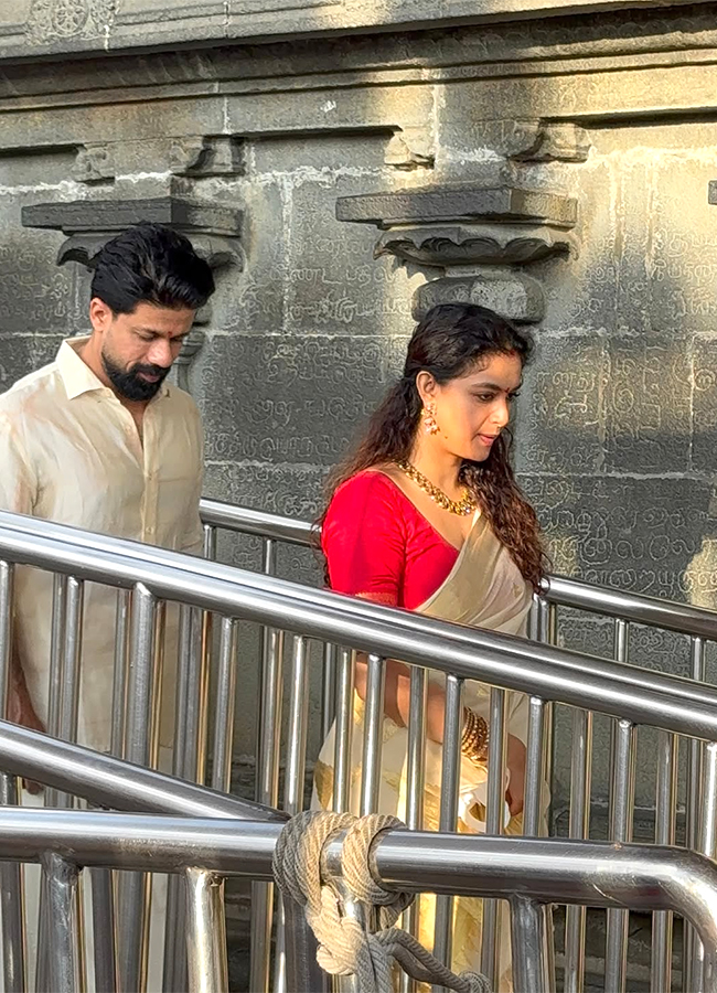 Keerthy Suresh Visits Tirumala Along With Her Husband Today: Photos6