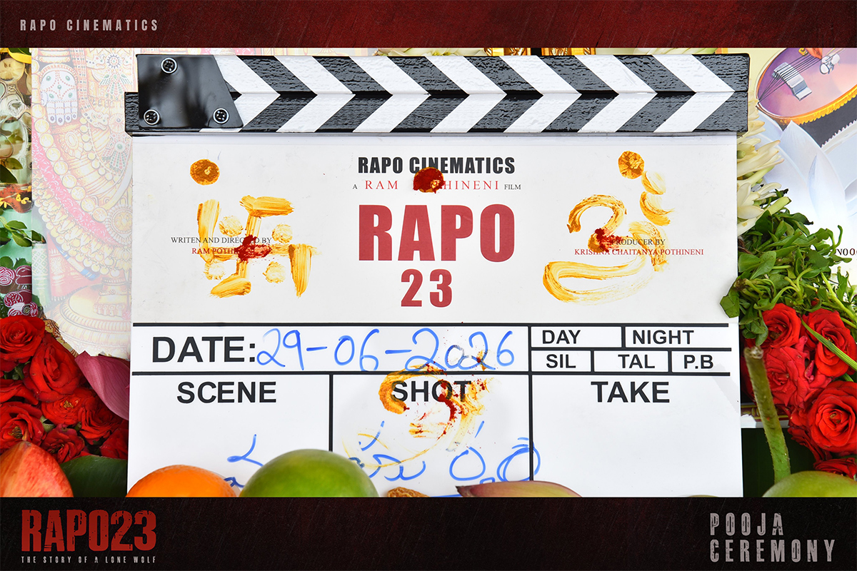 #RAPO23 : Ram Pothineni New Movie Pooja Ceremony3