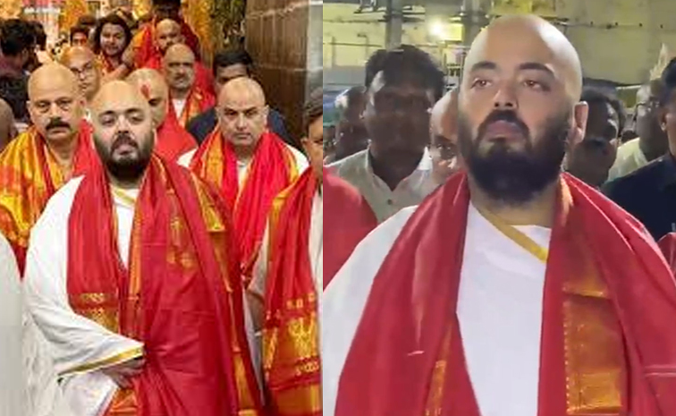 Anant Ambani Visits Tirupati Temple Photos1