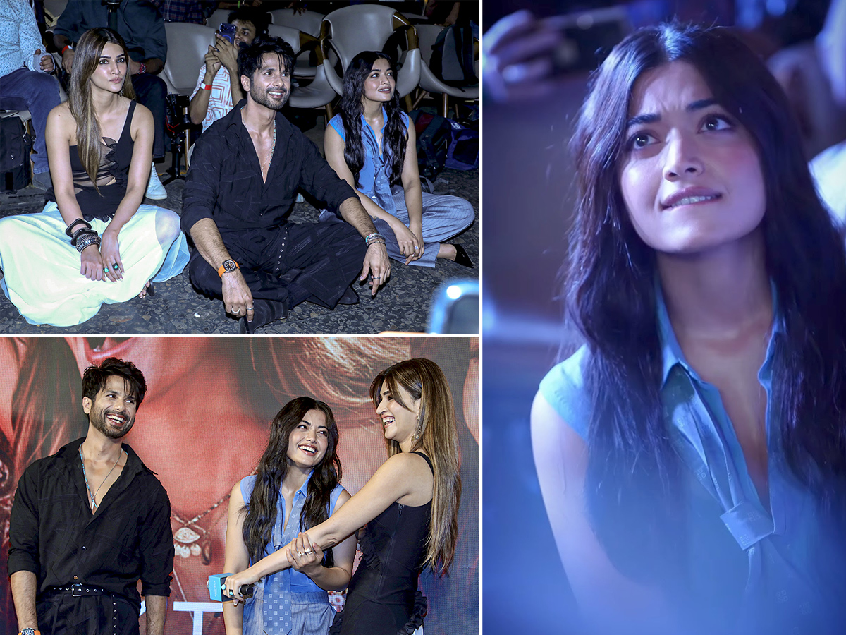 Rashmika Mandanna at Trailer launch event of their upcoming film Cocktail 21