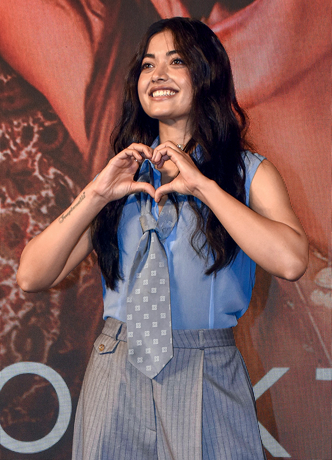 Rashmika Mandanna at Trailer launch event of their upcoming film Cocktail 29