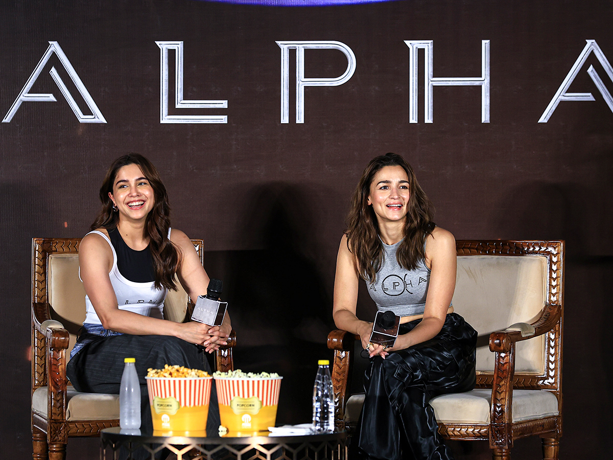 Alia Bhatt during promotions of the upcoming film Alpha11