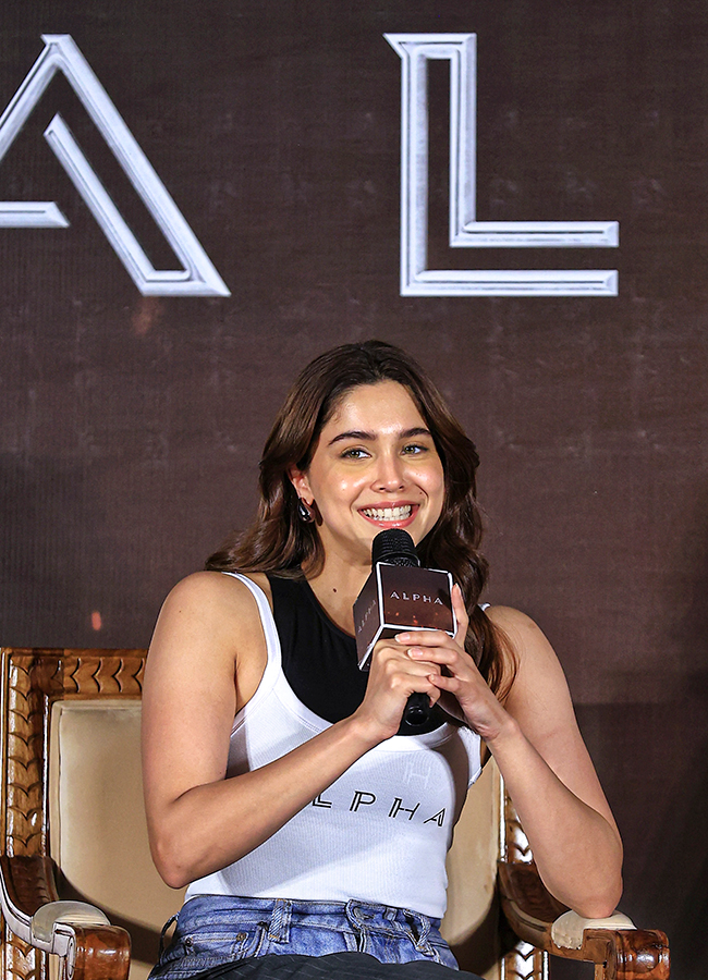 Alia Bhatt during promotions of the upcoming film Alpha6