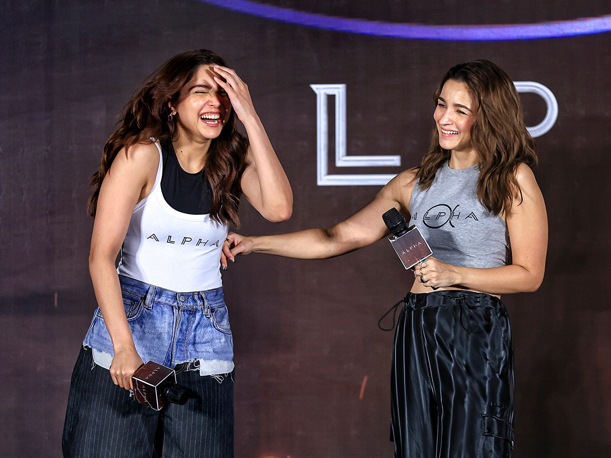 Alia Bhatt during promotions of the upcoming film Alpha8