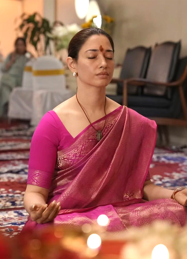 Tamannaah Bhatia Performs Linga Bhairavi Devi Punya Pooja At Her Residence10