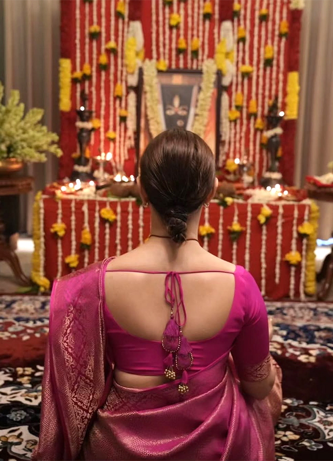 Tamannaah Bhatia Performs Linga Bhairavi Devi Punya Pooja At Her Residence2