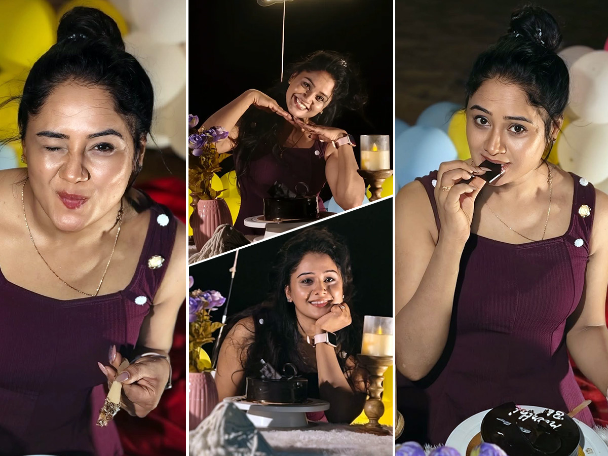 'Bigg Boss' keerthi bhat birthday celebrations photos1