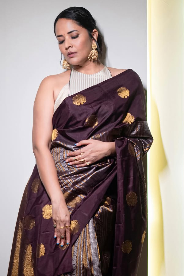 Anchor Anasuya Bharadwaj Stunning Looks In Saree Photos14