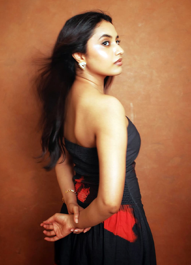 Priyanka Mohan stunning stills in a black dress photos...5