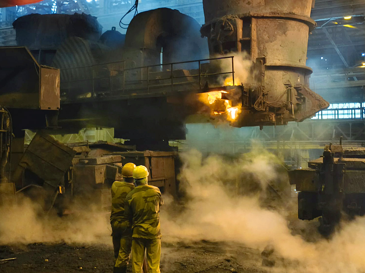 Massive Fire at Visakhapatnam Steel Plant Photos2