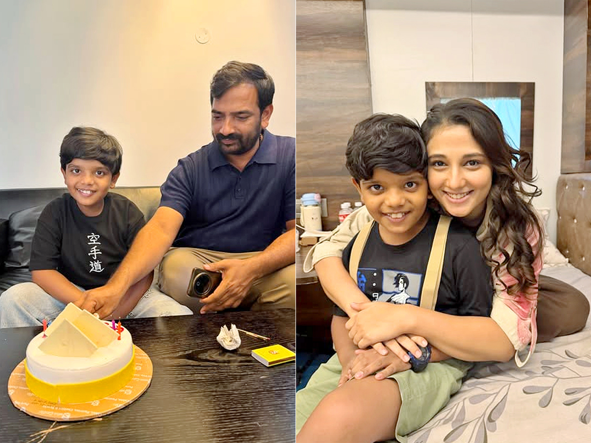 Bulli Raju celebrating Birthday Along with family Photos1