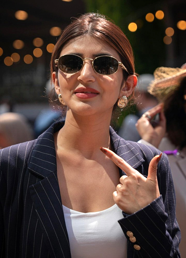 Kalyani Priyadarshan and Sreeleela Attend Wimbledon HD Photos2