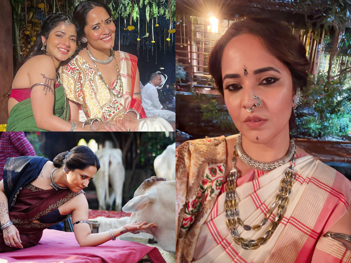 Nagabandham Movie Anasuya Bharadwaj working Stills Photos1