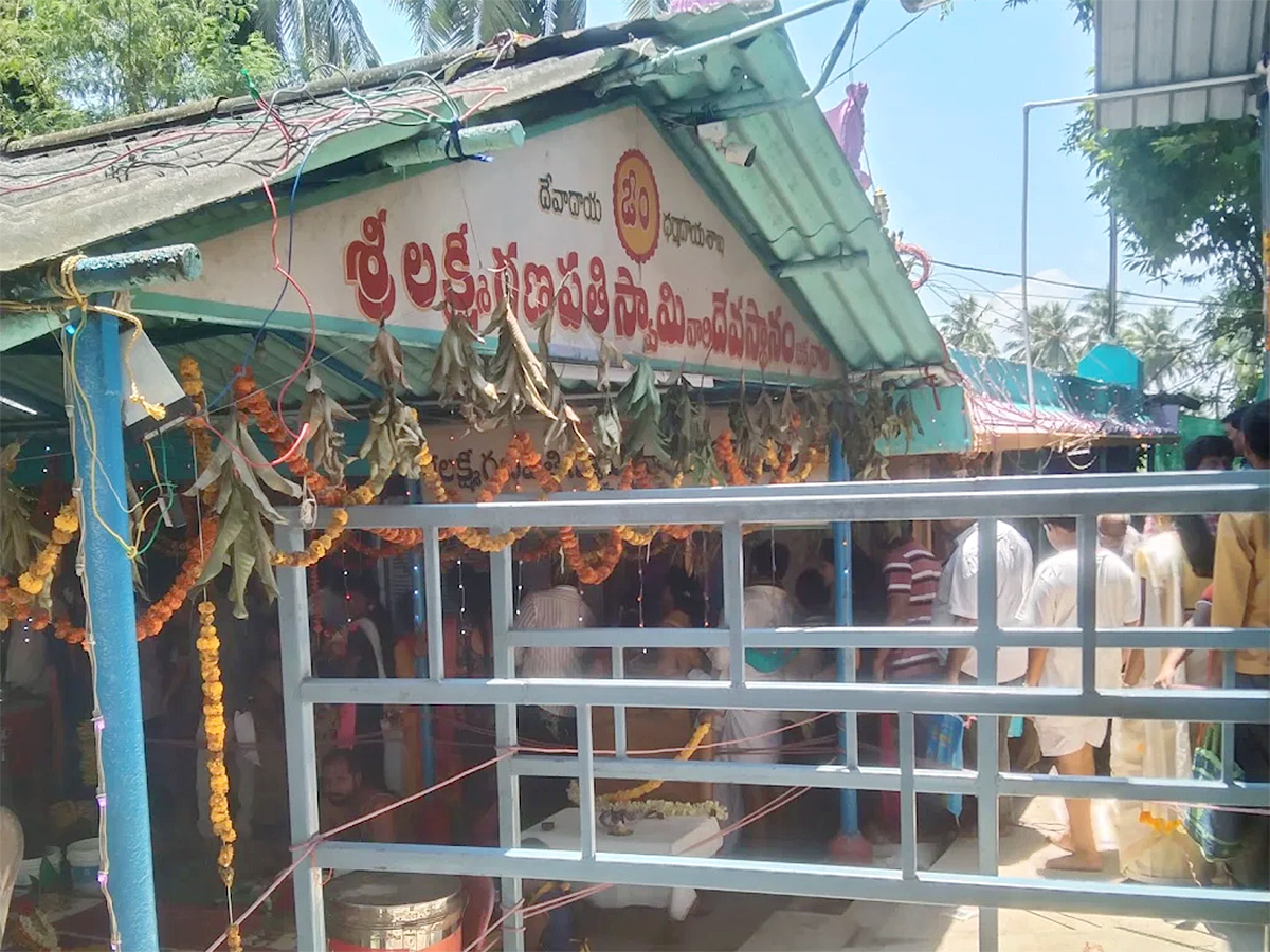 Sri Lakshmi Ganapati Temple in Bikkavolu of East Godavari9