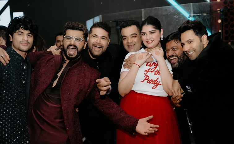 Boney Kapoor Daughter, Anshula Kapoor Wedding Celebrations Photos22