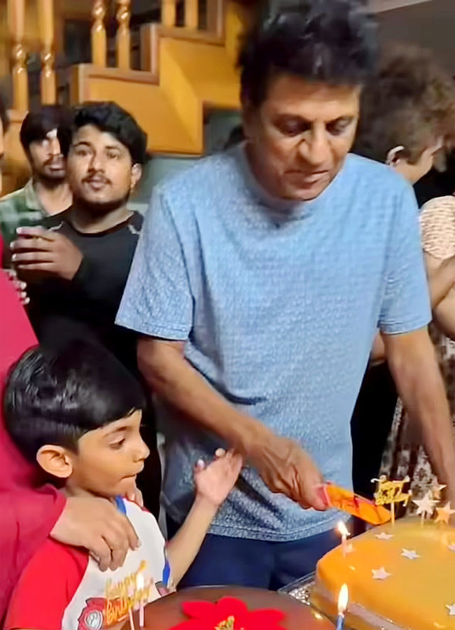 Shivanna 64th Birthday Celebrations with Family Photos2