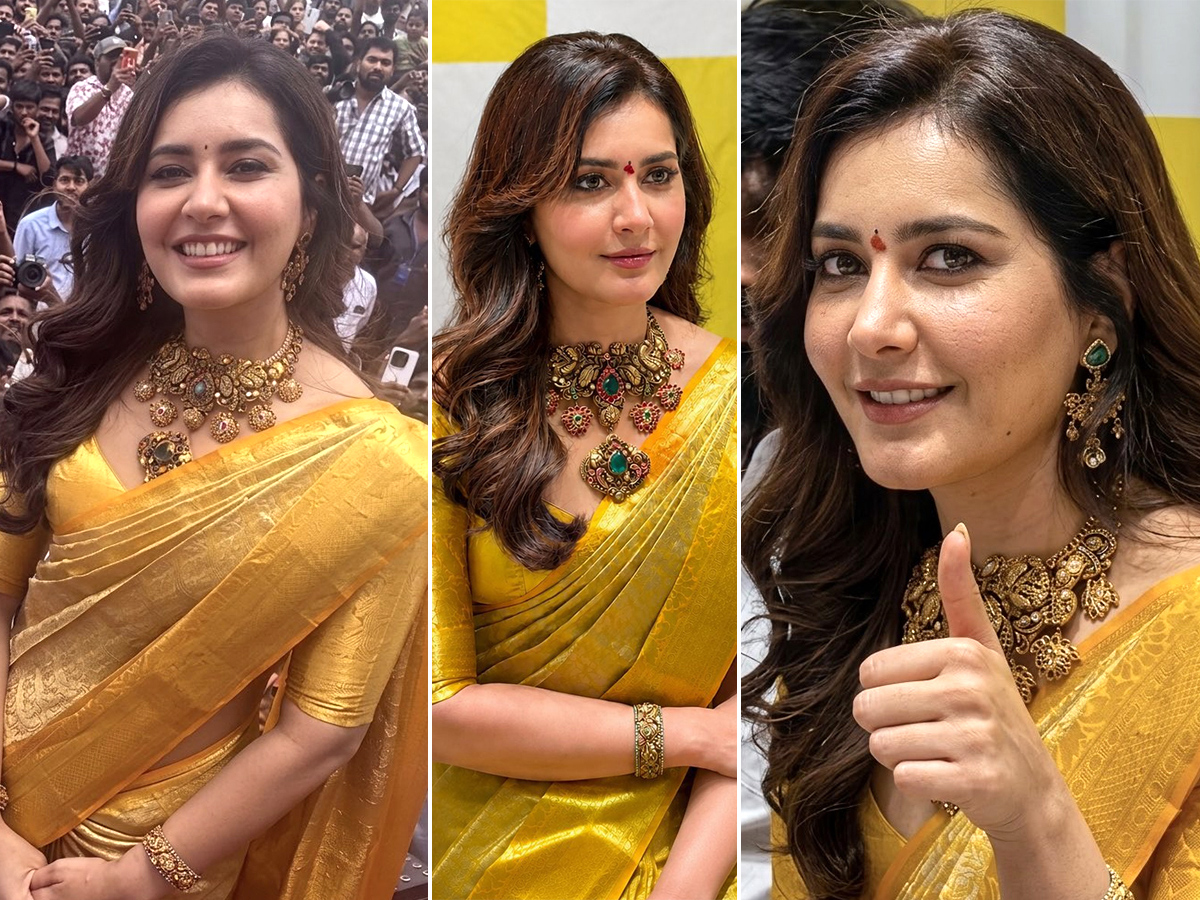 Actress Raashi Khanna Inaugurates Mangalya Shopping1