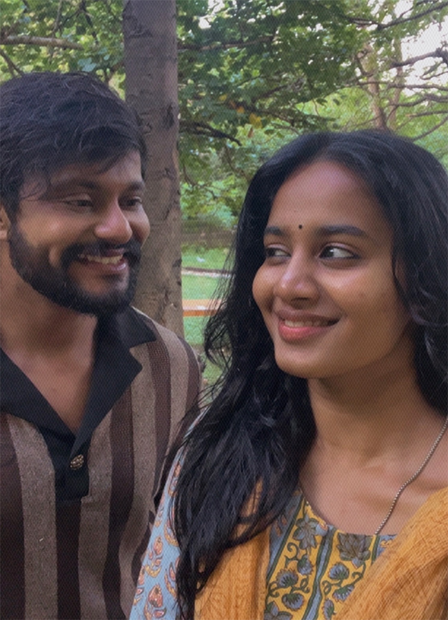 Actress Brigida Saga Engaged With Actor Anand Ram Viral Photos11