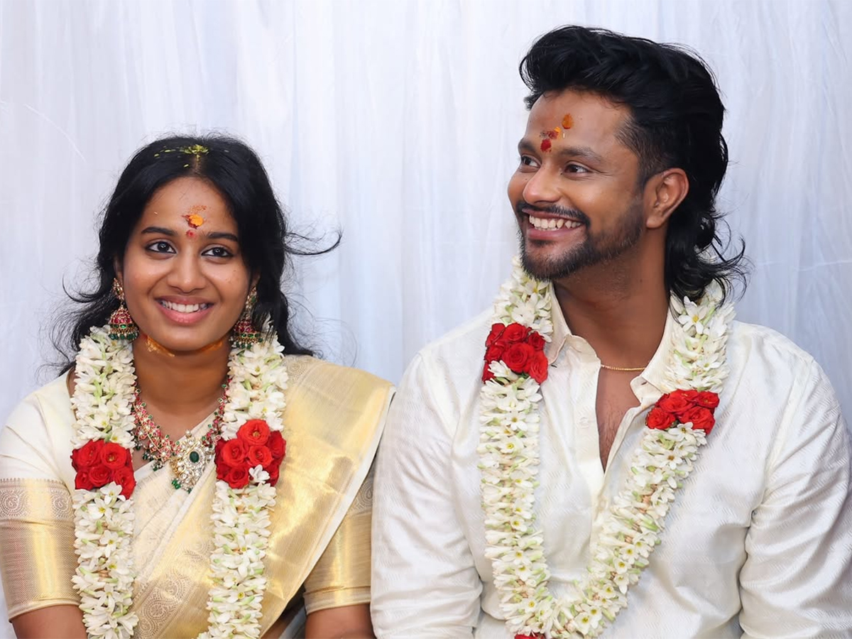Actress Brigida Saga Engaged With Actor Anand Ram Viral Photos2
