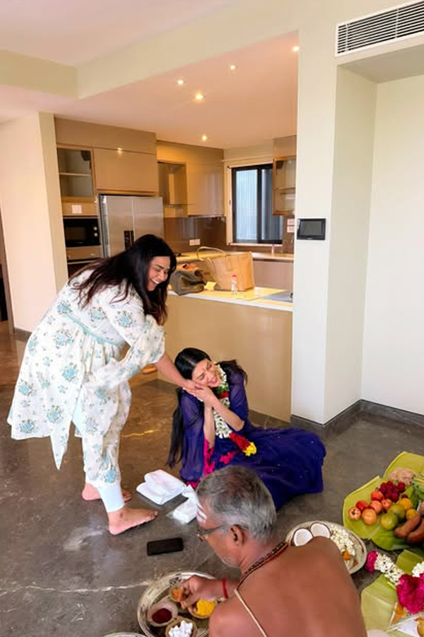 Shruti Haasan performs Housewarming pooja After moving in to Her New Chennai Home Photos6