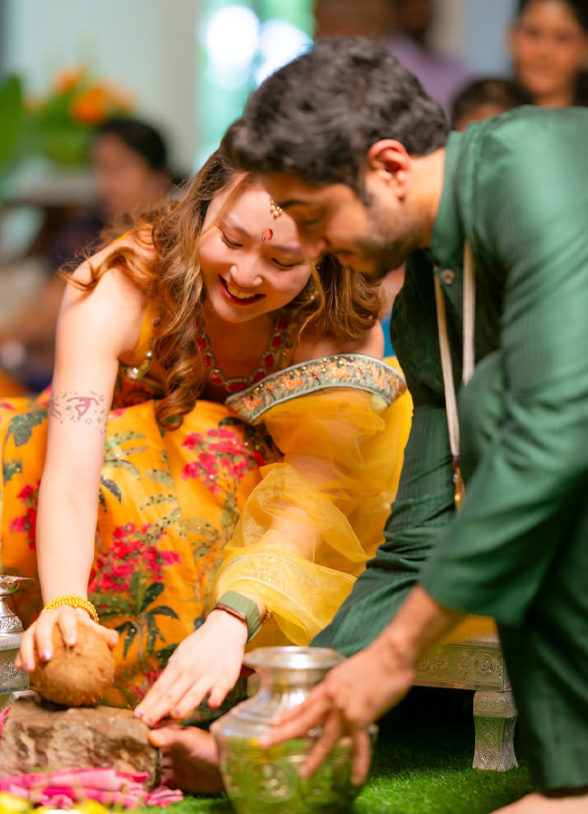 Mahesh Babu Nephew Celebrates Wedding with Korean Bride Photos12