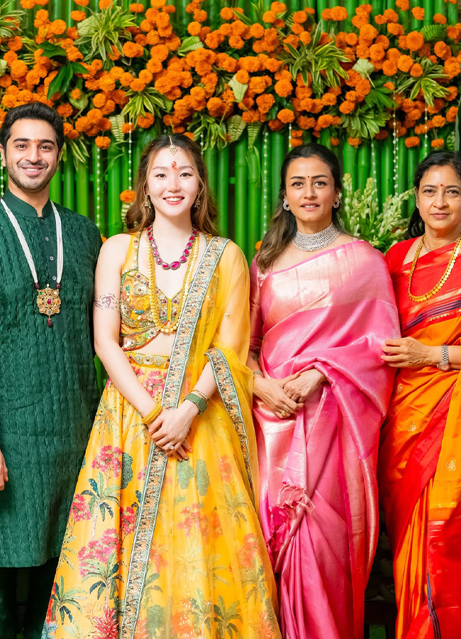 Mahesh Babu Nephew Celebrates Wedding with Korean Bride Photos2