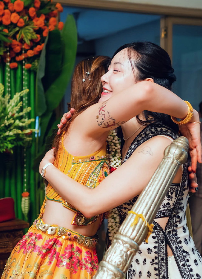 Mahesh Babu Nephew Celebrates Wedding with Korean Bride Photos3