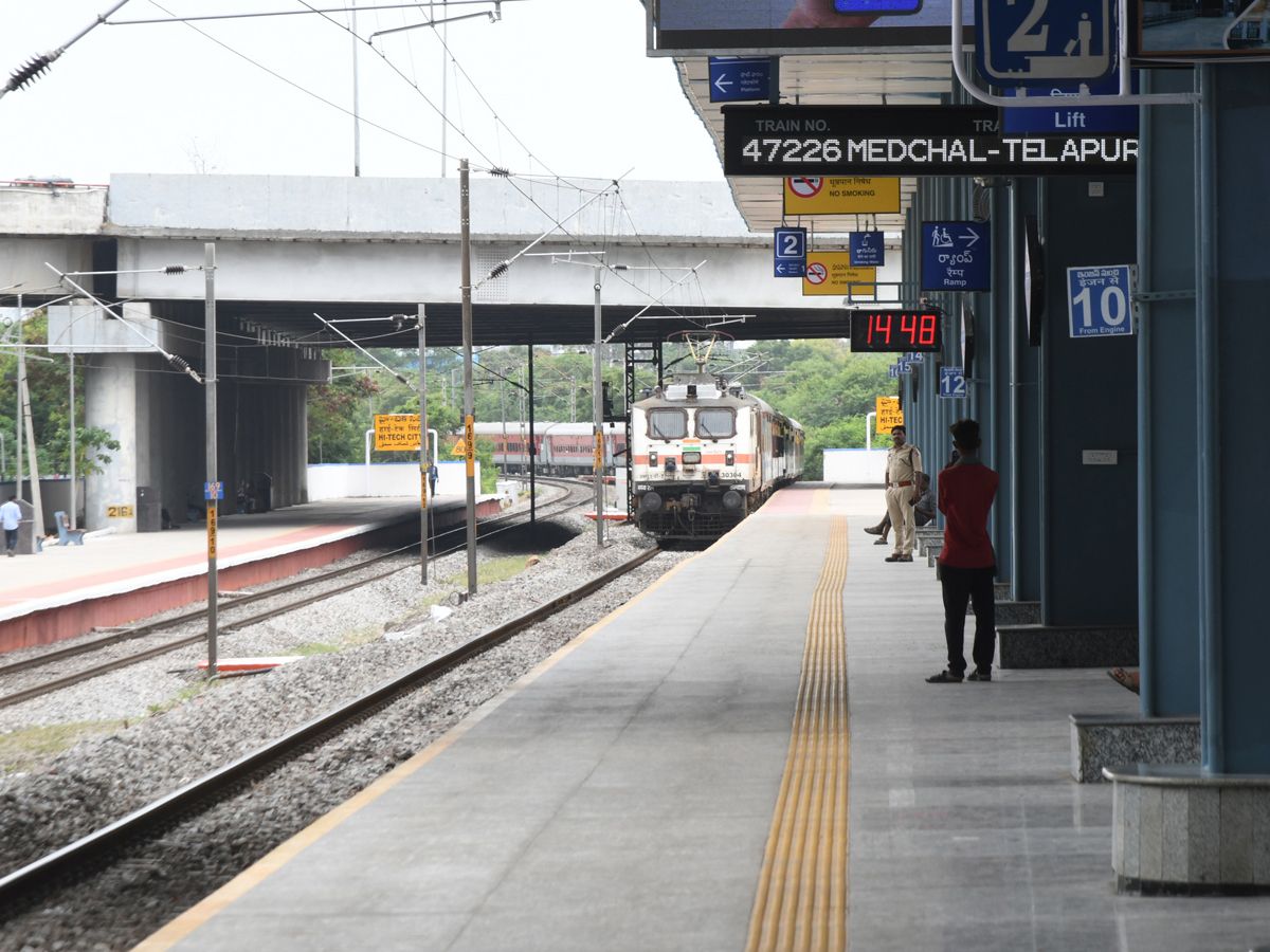 The Hitech City Railway station In Hyderabad Has taken on a New look: Photos4