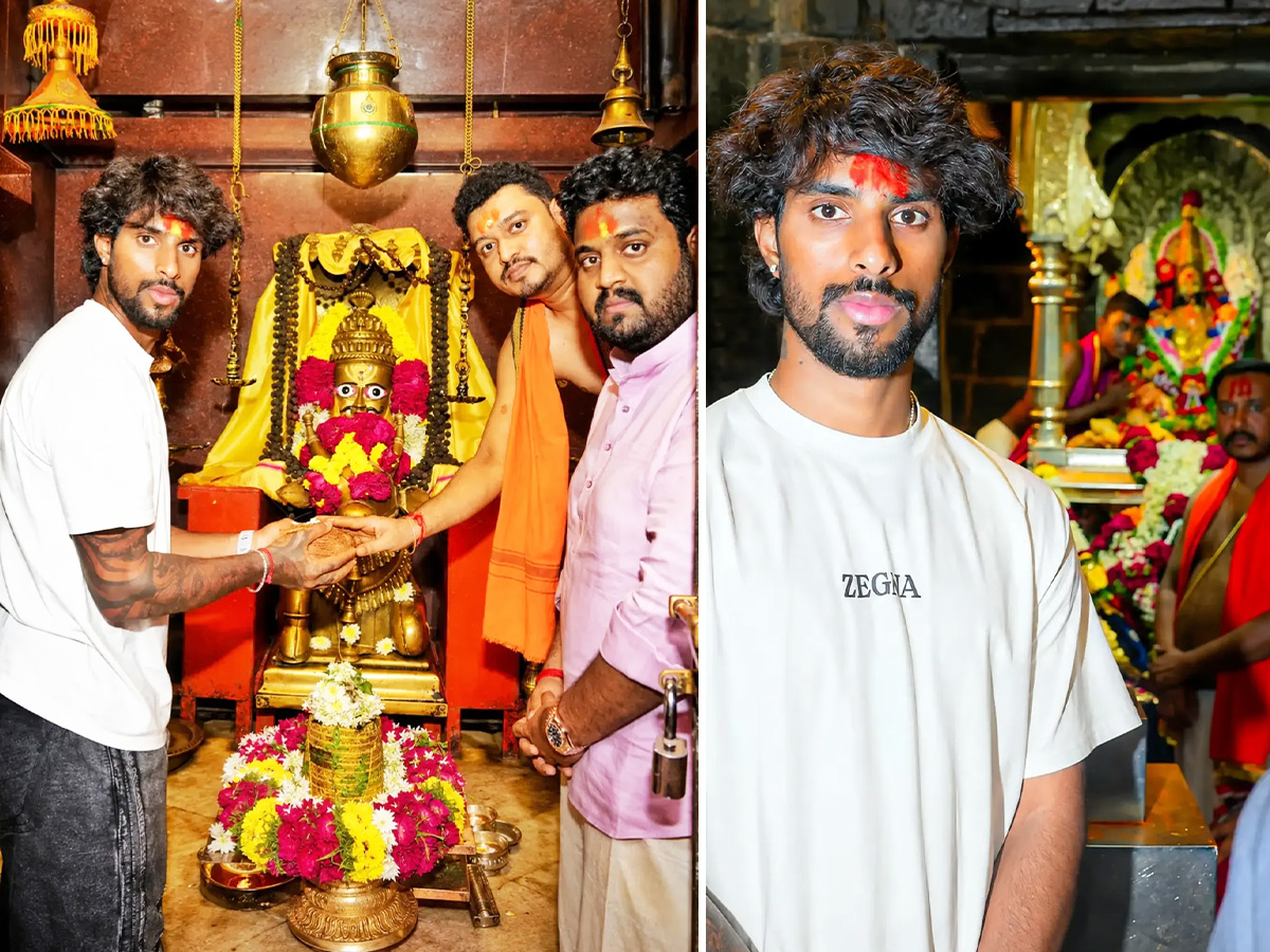 Tilak Varma Seeks Blessings at Shri Tulja Bhavani Temple Photos1