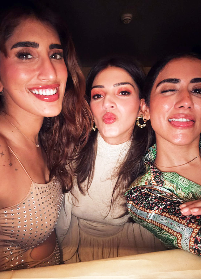 Tollywood Heroine Enjoys a Night Party with Friends Photos3